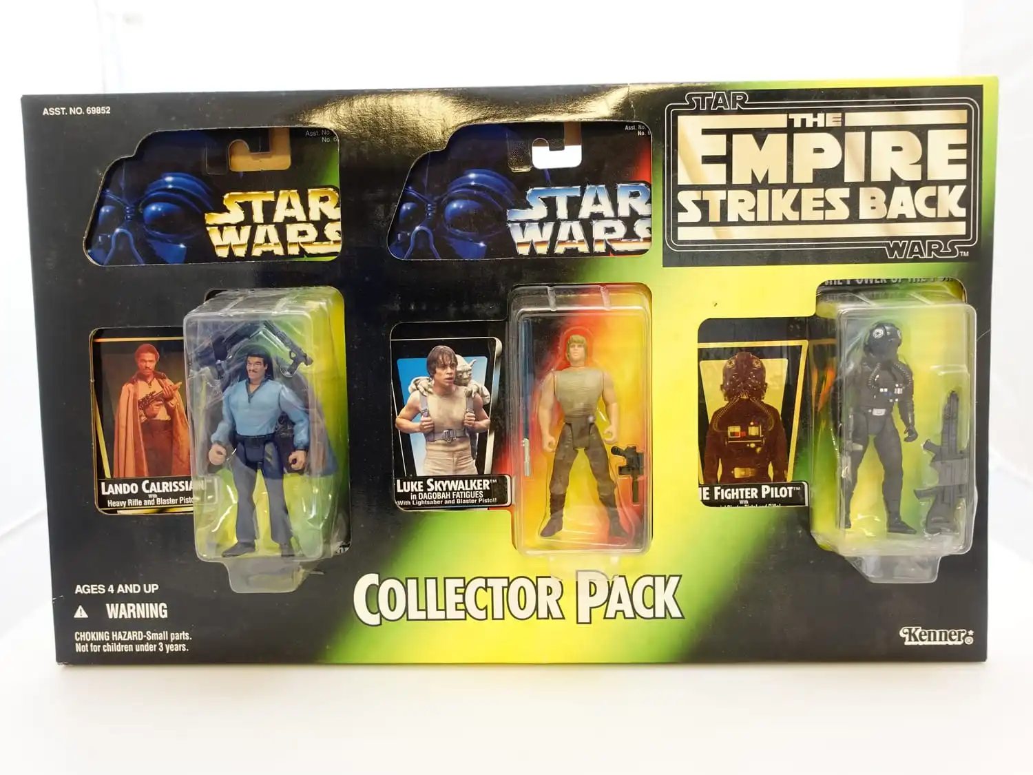 Star Wars The Power of the Force 3,75" Star Wars The Empire Strikes Back Collector Pack - Lando Calrissian, Luke Skywalker and Tie Fighter Pilot 1 Star Wars The Power of the Force 3,75" Star Wars The Empire Strikes Back Collector Pack - Lando Calrissian, Luke Skywalker and Tie Fighter Pilot