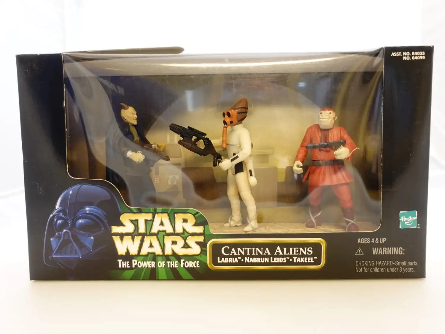 Star Wars The Power of the Force 3,75" Cantina Aliens - Labria, Nabrun Leids and Takeel 1 Star Wars The Power of the Force 3,75" Cantina Aliens - Labria, Nabrun Leids and Takeel