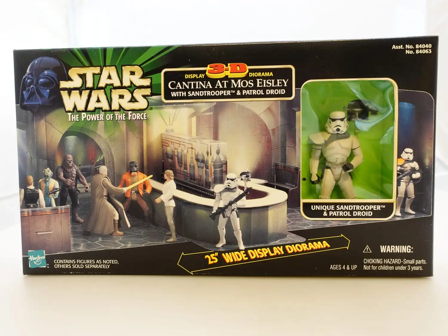Star Wars The Power of the Force 3,75" Cantina at Mos Eisley 3D Diorama With Sandtrooper & Patrol Droid 1 Star Wars The Power of the Force 3,75" Cantina at Mos Eisley 3D Diorama With Sandtrooper & Patrol Droid