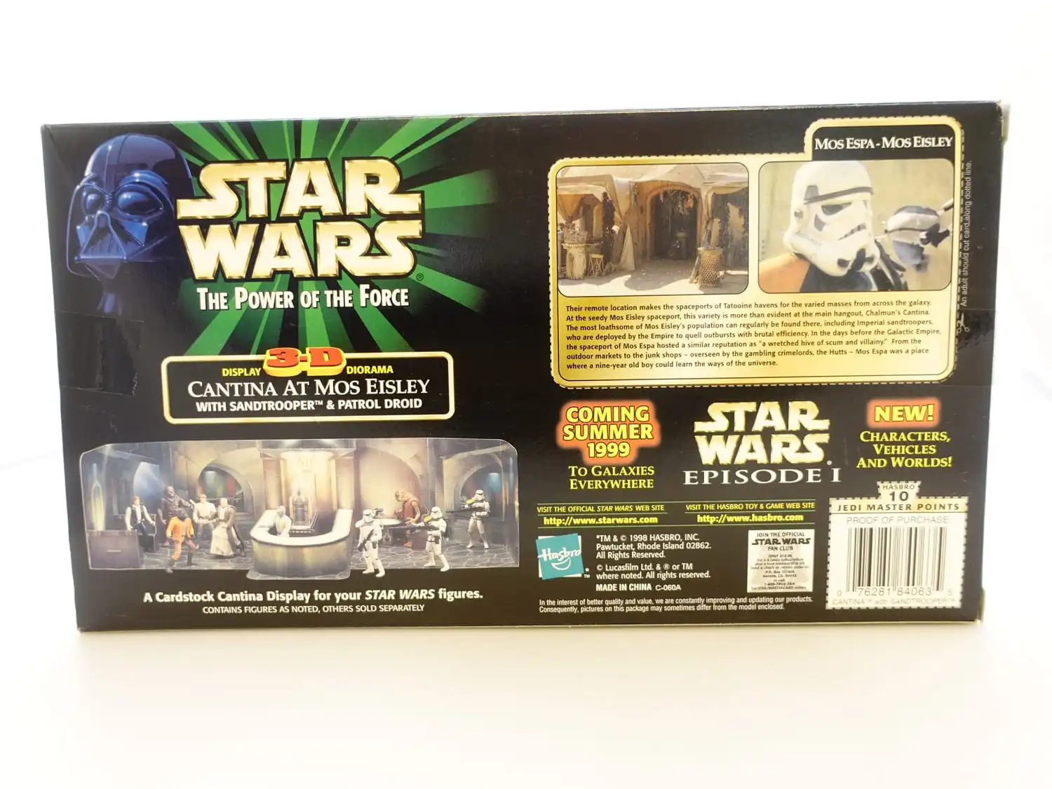 Star Wars The Power of the Force 3,75" Cantina at Mos Eisley 3D Diorama With Sandtrooper & Patrol Droid 2 Star Wars The Power of the Force 3,75" Cantina at Mos Eisley 3D Diorama With Sandtrooper & Patrol Droid - Bilde 2