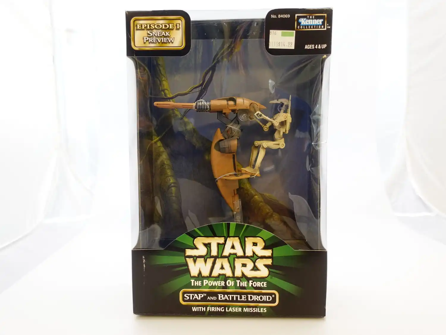 Star Wars The Power of the Force 3,75" Stap and Battle Droid With Firing Laser Missiles 1 Star Wars The Power of the Force 3,75" Stap and Battle Droid With Firing Laser Missiles