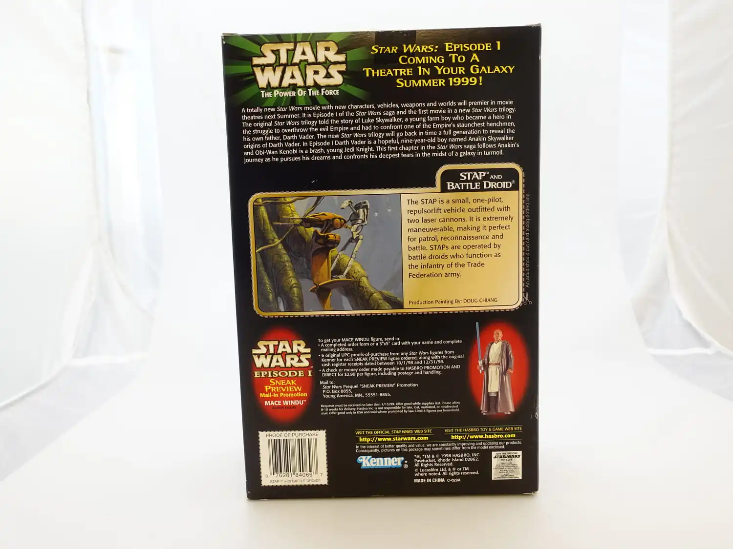 Star Wars The Power of the Force 3,75" Stap and Battle Droid With Firing Laser Missiles 2 Star Wars The Power of the Force 3,75" Stap and Battle Droid With Firing Laser Missiles - Bilde 2