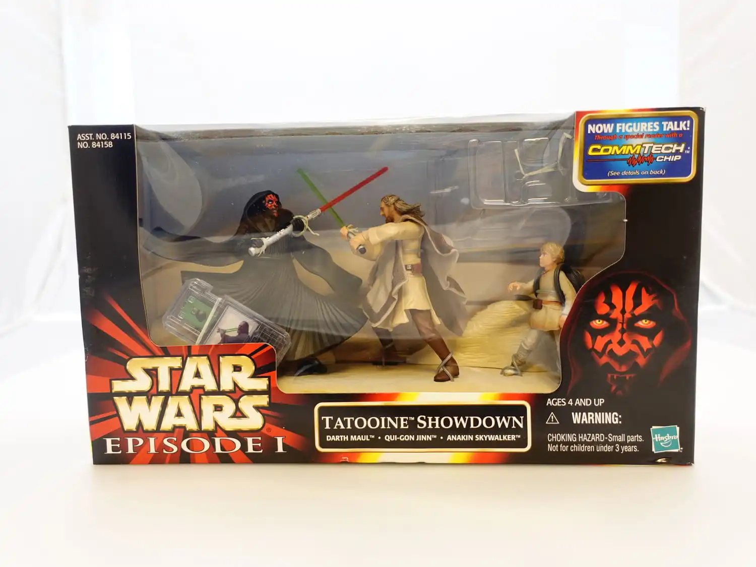 Star Wars Episode I 3,75" Tatooine Showdown - Darth Maul, Qui-Gon Jinn and Anakin Skywalker 1 Star Wars Episode I 3,75" Tatooine Showdown - Darth Maul, Qui-Gon Jinn and Anakin Skywalker