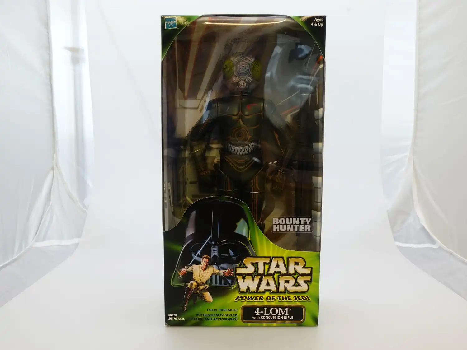 Star Wars The Power of the Jedi Action Collection 12" 4-LOM w/Concussion Rifle 1 Star Wars The Power of the Jedi Action Collection 12" 4-LOM w/Concussion Rifle