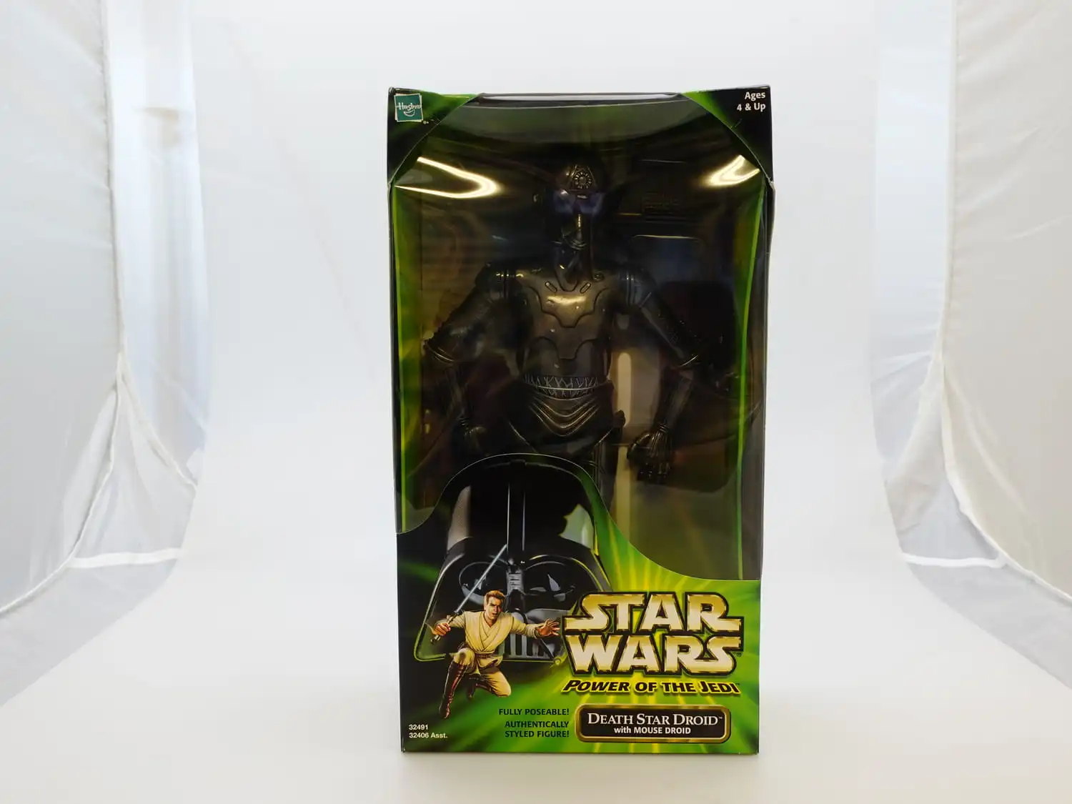 Star Wars The Power of the Jedi Action Collection 12" Death Star Droid w/Mouse Droid 1 Star Wars The Power of the Jedi Action Collection 12" Death Star Droid w/Mouse Droid
