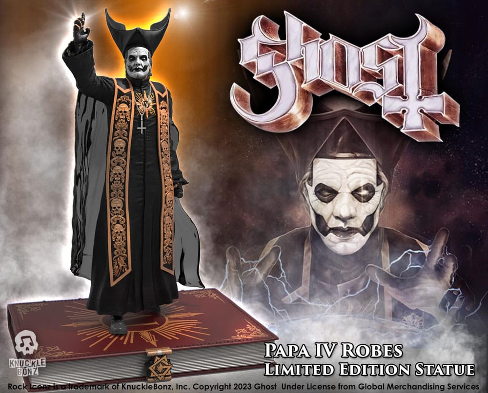 Ghost Rock Iconz Statue 1/9 Papa Emeritus IV (Black Robes) 22 cm 2 Ghost Rock Iconz Statue 1/9 Papa Emeritus IV (Black Robes) 22 cm - Bilde 2