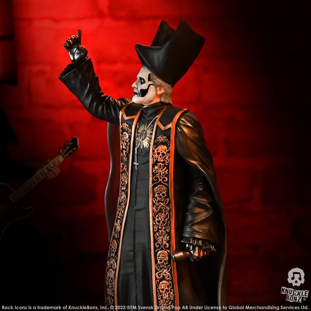 Ghost Rock Iconz Statue 1/9 Papa Emeritus IV (Black Robes) 22 cm 13 Ghost Rock Iconz Statue 1/9 Papa Emeritus IV (Black Robes) 22 cm - Bilde 13