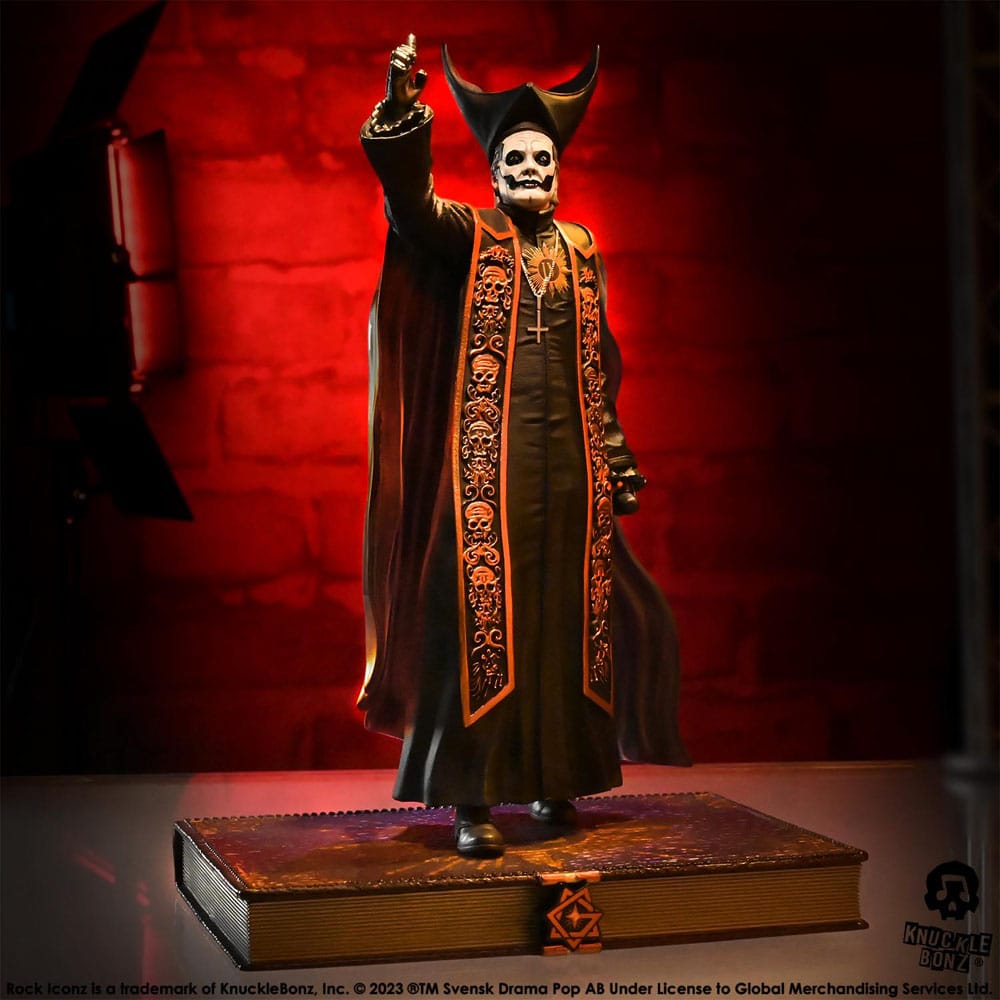 Ghost Rock Iconz Statue 1/9 Papa Emeritus IV (Black Robes) 22 cm 3 Ghost Rock Iconz Statue 1/9 Papa Emeritus IV (Black Robes) 22 cm - Bilde 3