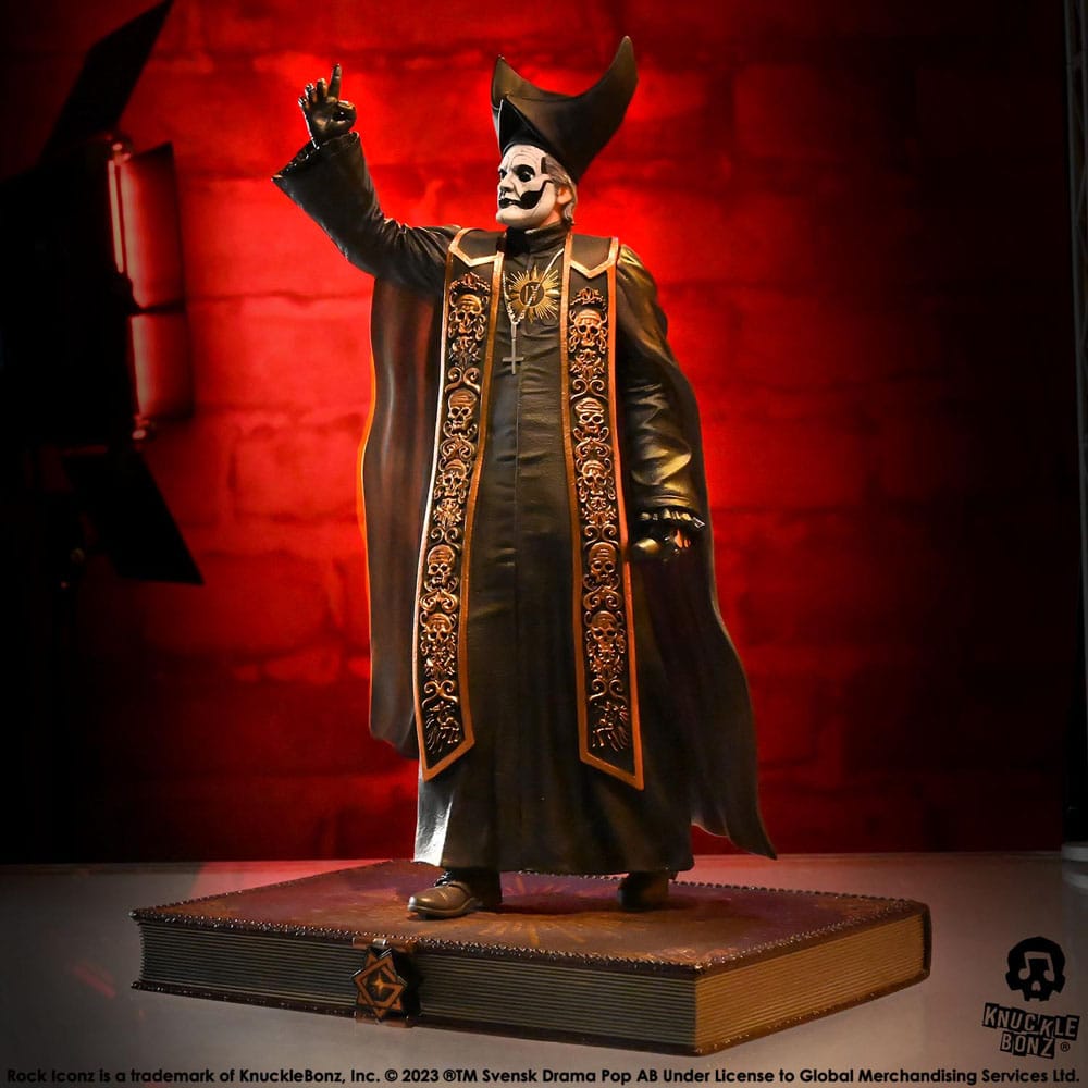 Ghost Rock Iconz Statue 1/9 Papa Emeritus IV (Black Robes) 22 cm 8 Ghost Rock Iconz Statue 1/9 Papa Emeritus IV (Black Robes) 22 cm - Bilde 8