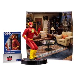 The Big Bang Theory Movie Maniacs Action Figure Sheldon Cooper as The Flash 15 cm - Bilde 6