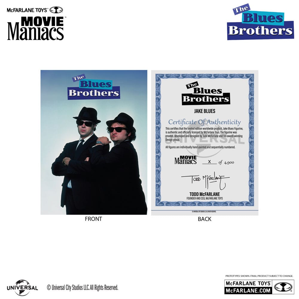 The Blues Brothers Movie Maniacs PVC Statue 2-Pack Jake & Elwood Blues (Gold Label) 15 cm 5 The Blues Brothers Movie Maniacs PVC Statue 2-Pack Jake & Elwood Blues (Gold Label) 15 cm - Bilde 5