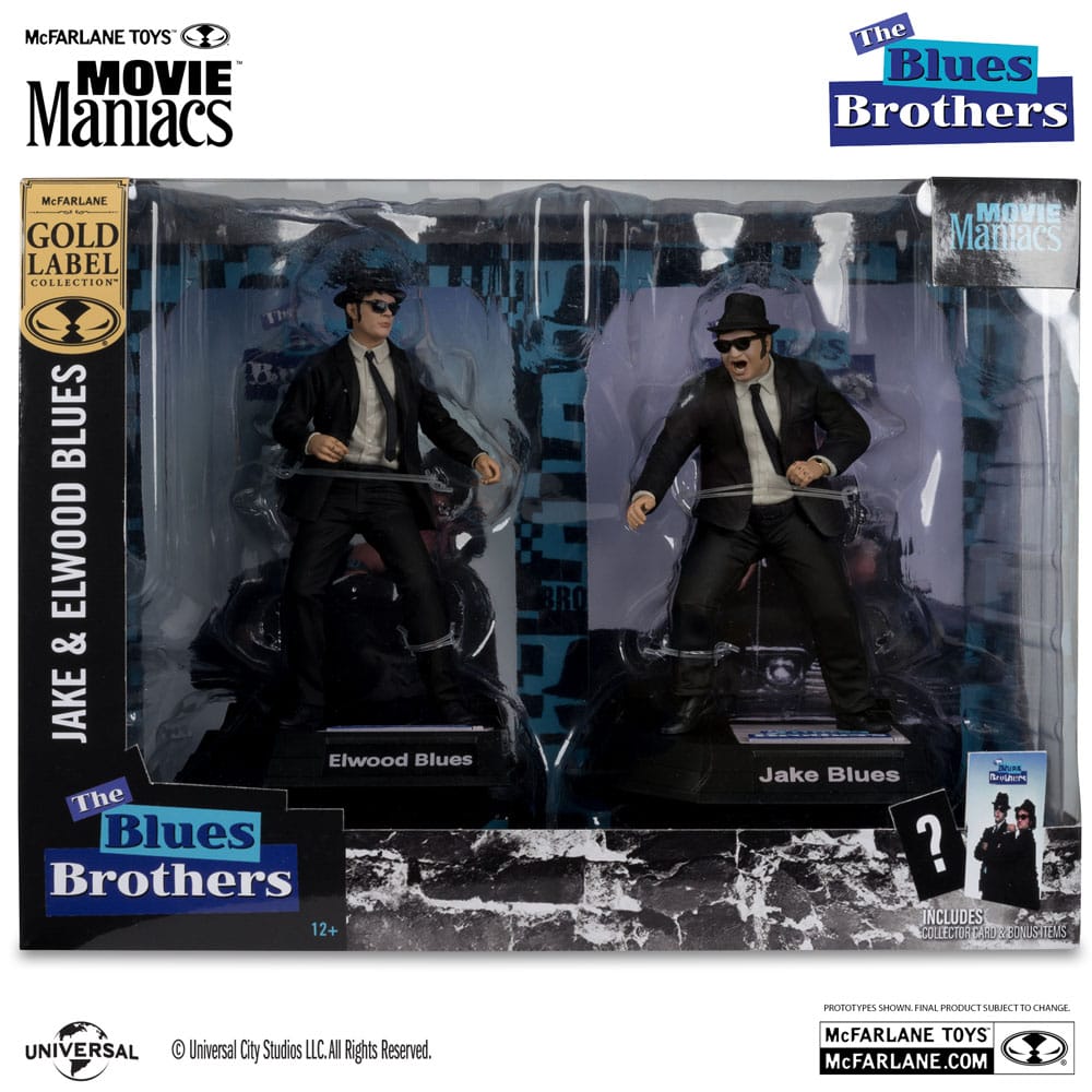 The Blues Brothers Movie Maniacs PVC Statue 2-Pack Jake & Elwood Blues (Gold Label) 15 cm 7 The Blues Brothers Movie Maniacs PVC Statue 2-Pack Jake & Elwood Blues (Gold Label) 15 cm - Bilde 7