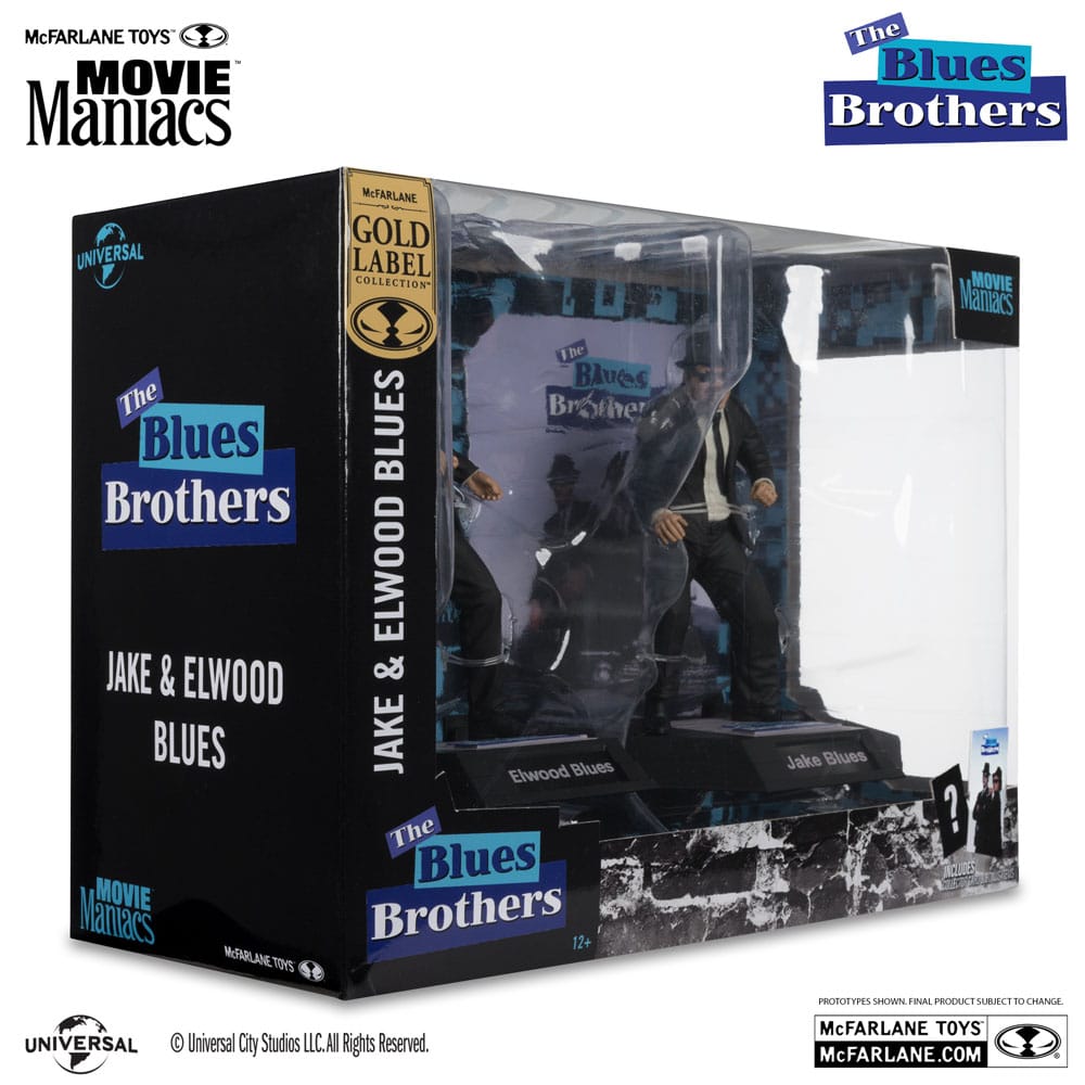 The Blues Brothers Movie Maniacs PVC Statue 2-Pack Jake & Elwood Blues (Gold Label) 15 cm 8 The Blues Brothers Movie Maniacs PVC Statue 2-Pack Jake & Elwood Blues (Gold Label) 15 cm - Bilde 8