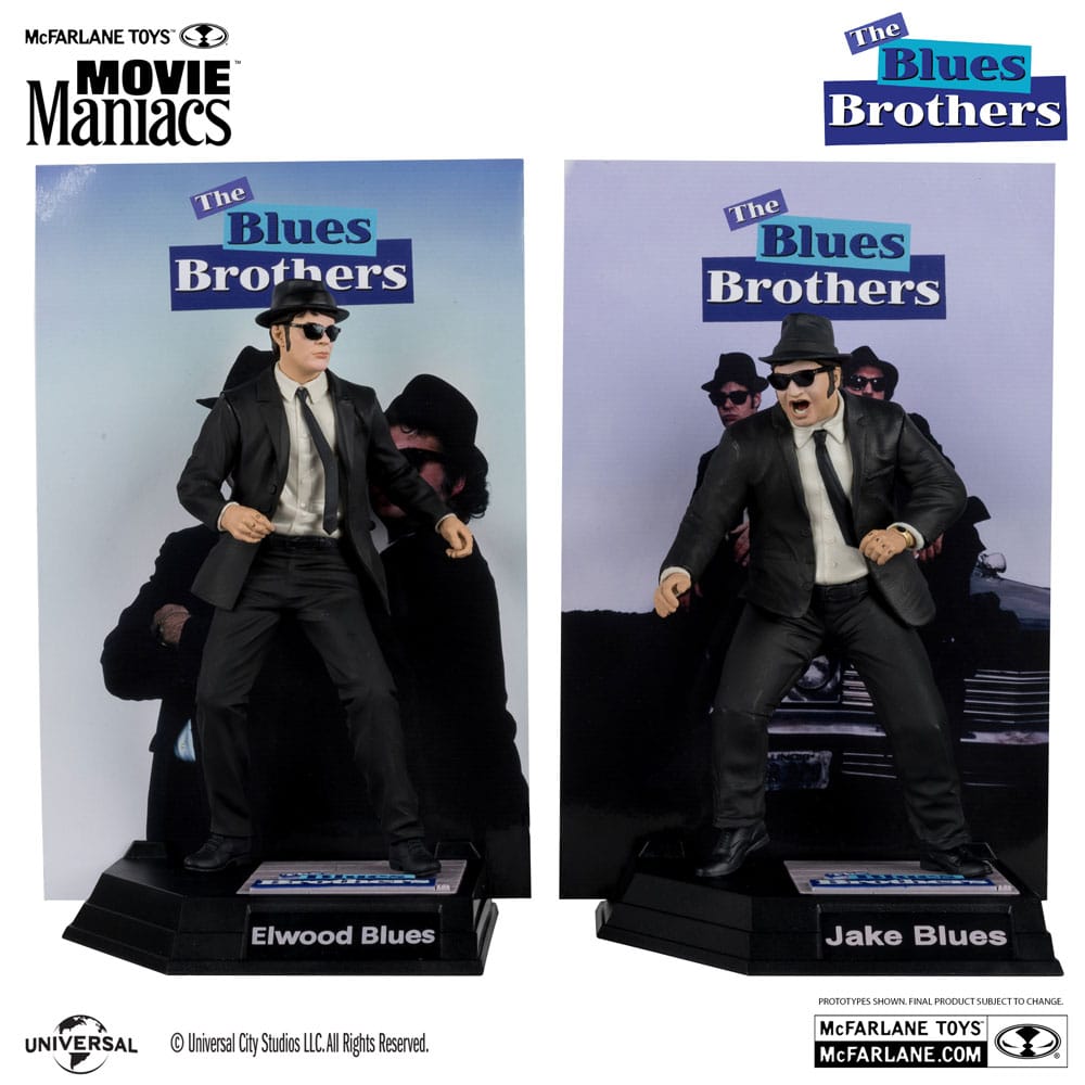 The Blues Brothers Movie Maniacs PVC Statue 2-Pack Jake & Elwood Blues (Gold Label) 15 cm 1 The Blues Brothers Movie Maniacs PVC Statue 2-Pack Jake & Elwood Blues (Gold Label) 15 cm