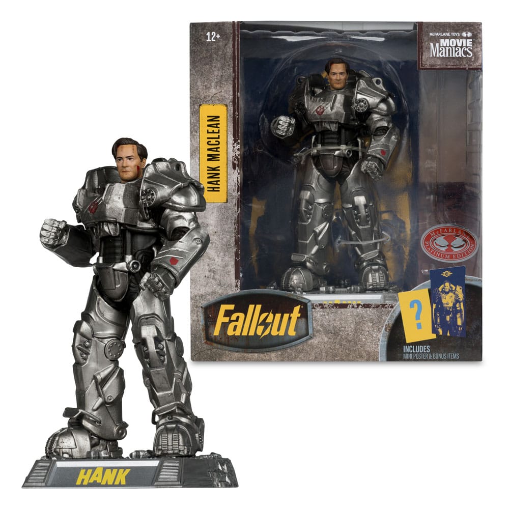 Fallout Movie Maniacs Action Figure Hank Maclean (Season 2) Red Platinum Edition 17 cm 4 Fallout Movie Maniacs Action Figure Hank Maclean (Season 2) Red Platinum Edition 17 cm - Bilde 4