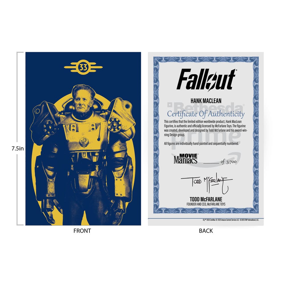 Fallout Movie Maniacs Action Figure Hank Maclean (Season 2) Red Platinum Edition 17 cm 7 Fallout Movie Maniacs Action Figure Hank Maclean (Season 2) Red Platinum Edition 17 cm - Bilde 7
