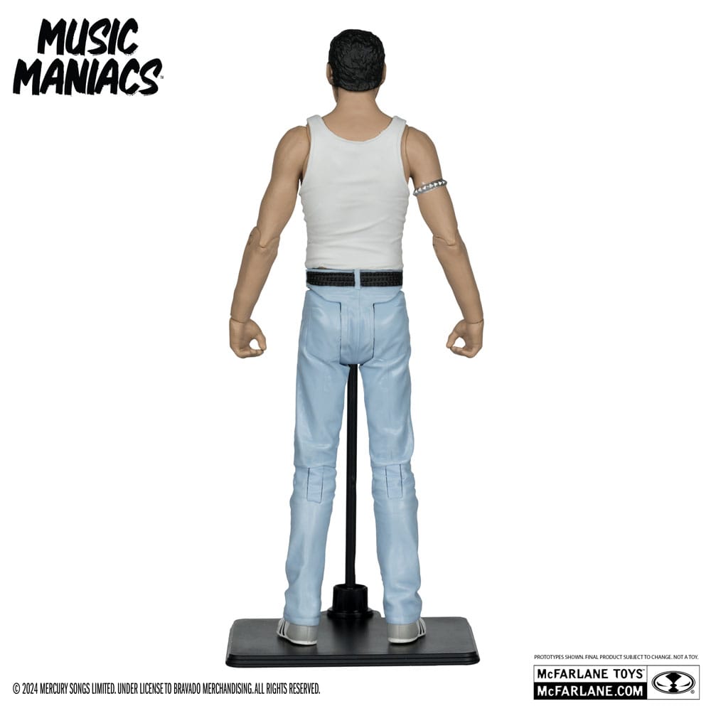 Music Maniacs Rock Action Figure Freddy Mercury 15 cm 6 Music Maniacs Rock Action Figure Freddy Mercury 15 cm - Bilde 6