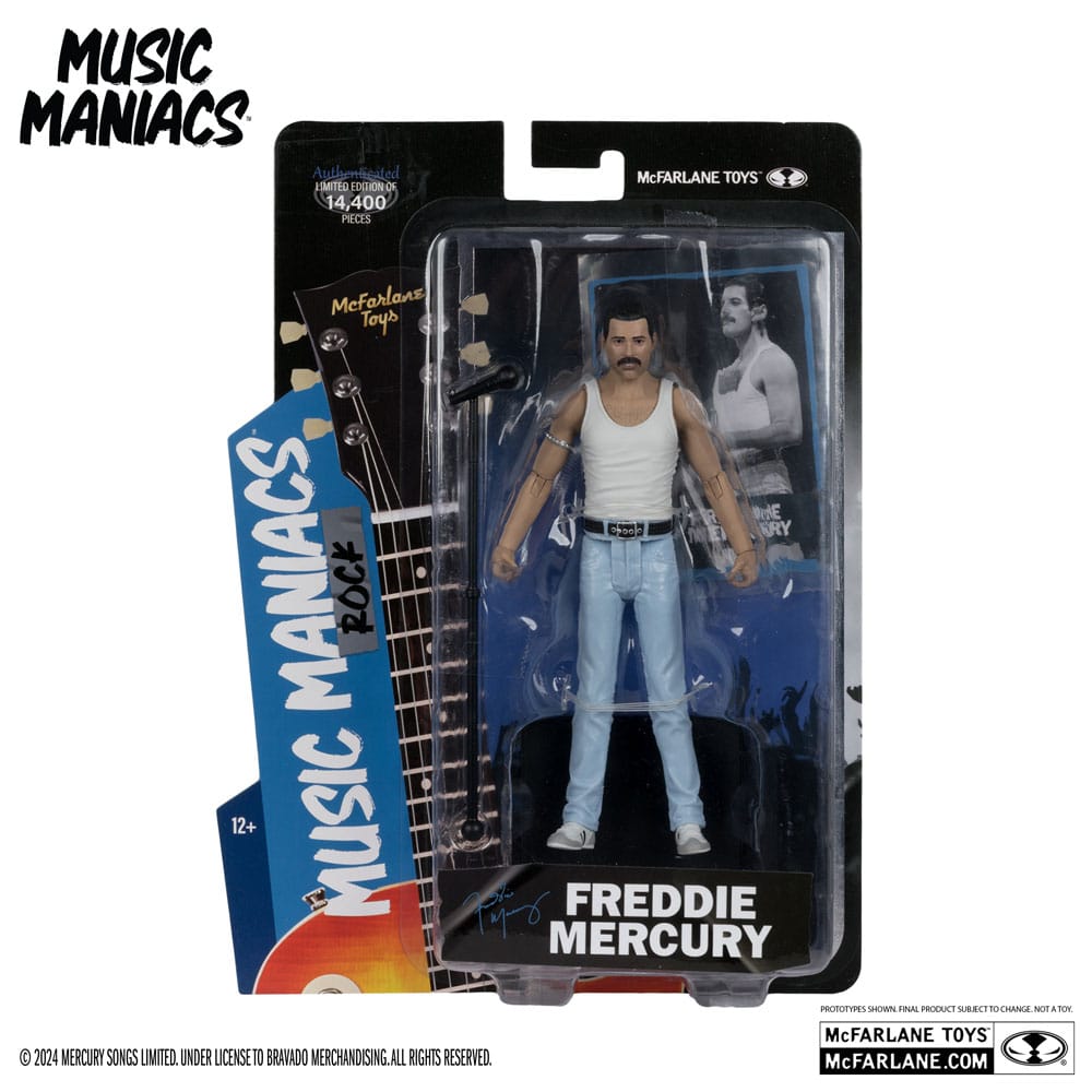 Music Maniacs Rock Action Figure Freddy Mercury 15 cm 7 Music Maniacs Rock Action Figure Freddy Mercury 15 cm - Bilde 7