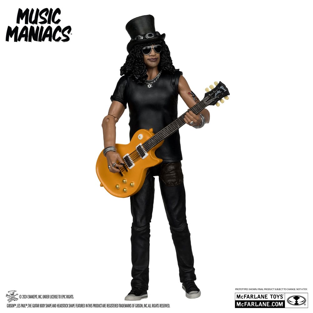 Music Maniacs Rock Action Figure Slash 15 cm 1 Music Maniacs Rock Action Figure Slash 15 cm
