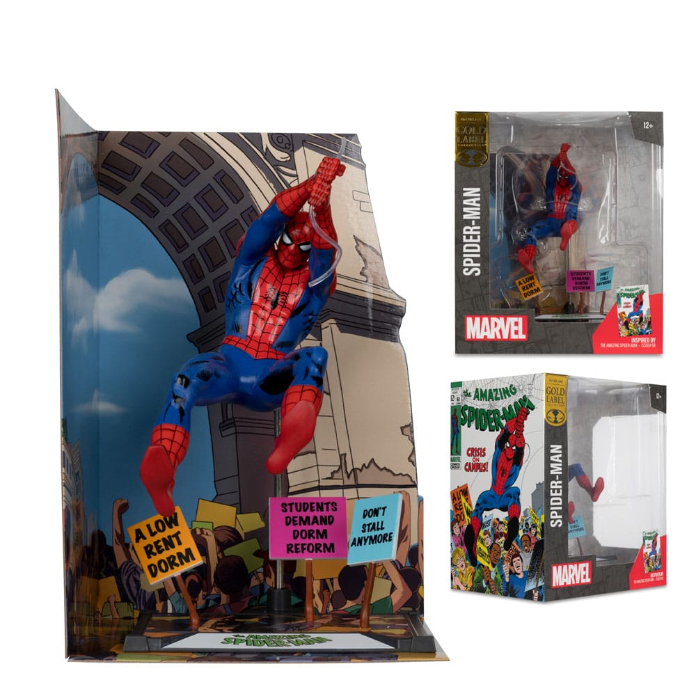 Marvel Collection PVC Statue 1/10 Spider-Man (The Amazing Spider-Man #68) (Gold Label) 15 cm 4 Marvel Collection PVC Statue 1/10 Spider-Man (The Amazing Spider-Man #68) (Gold Label) 15 cm - Bilde 4