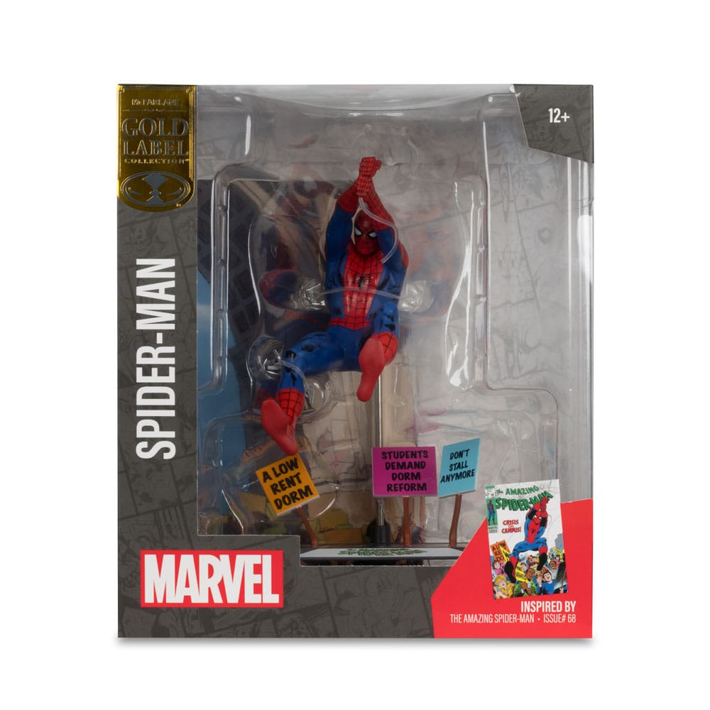 Marvel Collection PVC Statue 1/10 Spider-Man (The Amazing Spider-Man #68) (Gold Label) 15 cm 6 Marvel Collection PVC Statue 1/10 Spider-Man (The Amazing Spider-Man #68) (Gold Label) 15 cm - Bilde 6