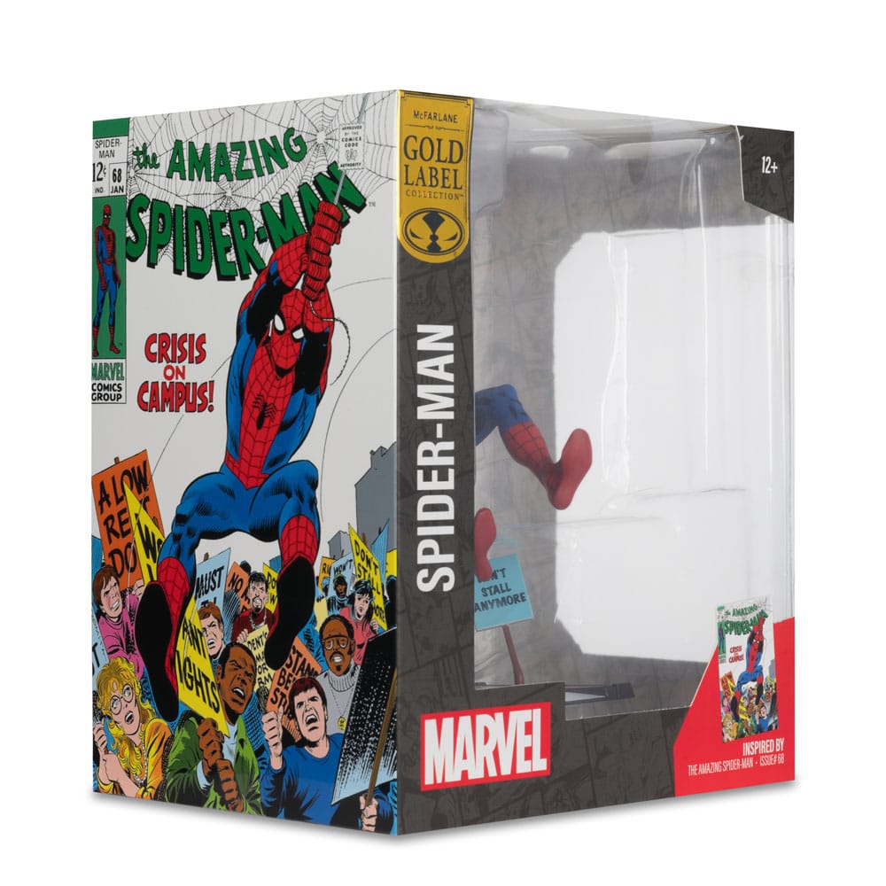 Marvel Collection PVC Statue 1/10 Spider-Man (The Amazing Spider-Man #68) (Gold Label) 15 cm 7 Marvel Collection PVC Statue 1/10 Spider-Man (The Amazing Spider-Man #68) (Gold Label) 15 cm - Bilde 7
