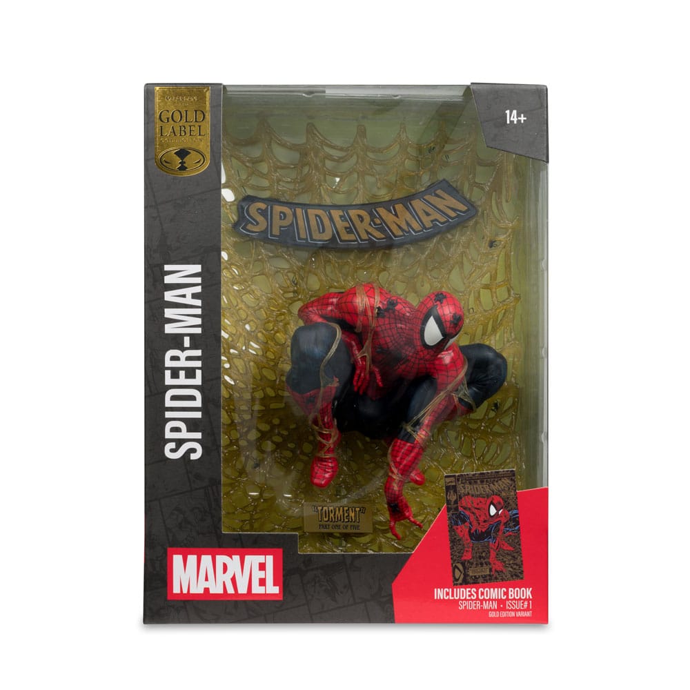 Marvel Collection PVC Statue 1/6 Spider-Man Gold Edition 8 Marvel Collection PVC Statue 1/6 Spider-Man Gold Edition - Bilde 8