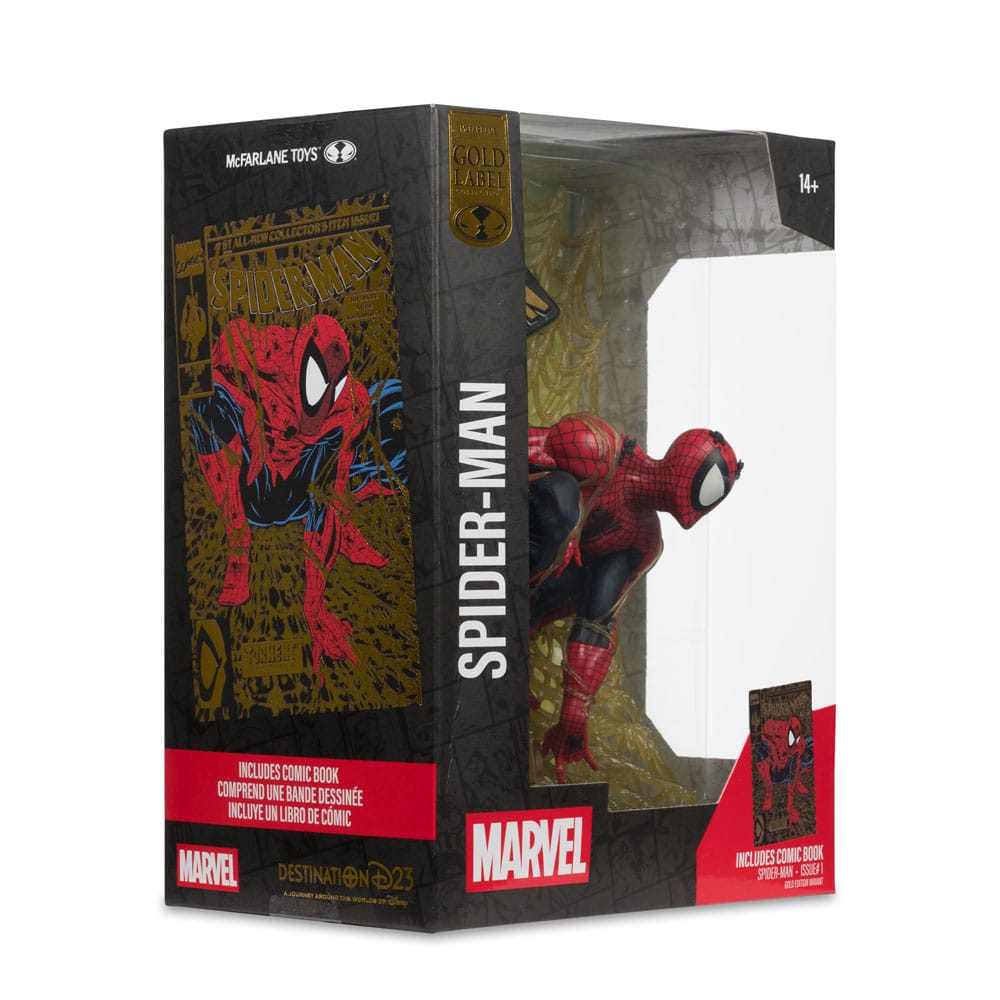 Marvel Collection PVC Statue 1/6 Spider-Man Gold Edition 9 Marvel Collection PVC Statue 1/6 Spider-Man Gold Edition - Bilde 9