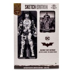 DC Multiverse Action Figure Hazmat Suit Batman (Line Art) (Gold Label) 18 cm