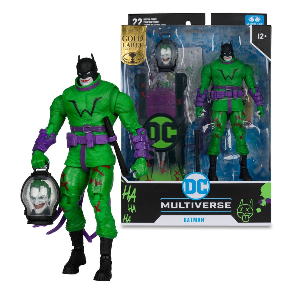 DC Multiverse Action Figure Batman (Batman: Last Knight on Earth) Jokerized (Gold Label) 18 cm 4 DC Multiverse Action Figure Batman (Batman: Last Knight on Earth) Jokerized (Gold Label) 18 cm - Bilde 4