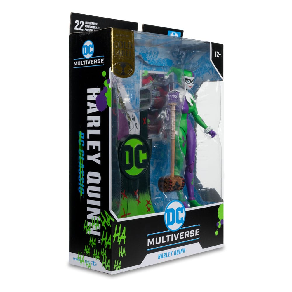DC Multiverse Action Figure Harley Quinn (DC Classic) Jokerized (Gold Label) 18 cm 10 DC Multiverse Action Figure Harley Quinn (DC Classic) Jokerized (Gold Label) 18 cm - Bilde 10