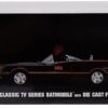 Classic TV Series Batmobile & 3" Batman & Robin Collectible Figurines - Hollywood Rides - Diecast 1:18