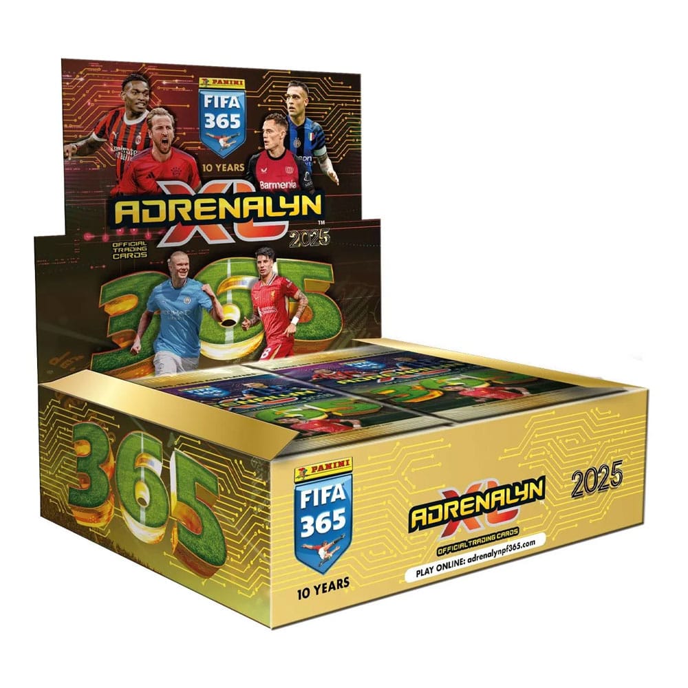 FIFA 365 Adrenalyn XL 2025 Trading Cards Flow Pack Booster Boks (24 Booster Pakker) 1 FIFA 365 Adrenalyn XL 2025 Trading Cards Flow Pack Booster Boks (24 Booster Pakker)