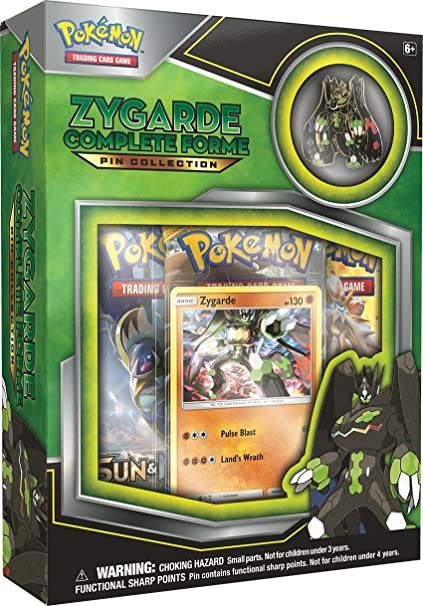 Pokemon Sun & Moon - Zygarde Complete Forme Pin Colleciton 1 Pokemon Sun & Moon - Zygarde Complete Forme Pin Colleciton