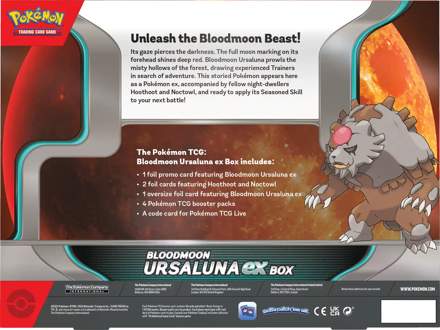 Pokemon Bloodmoon Ursuluna EX Box 4 Pokemon Bloodmoon Ursuluna EX Box - Bilde 4