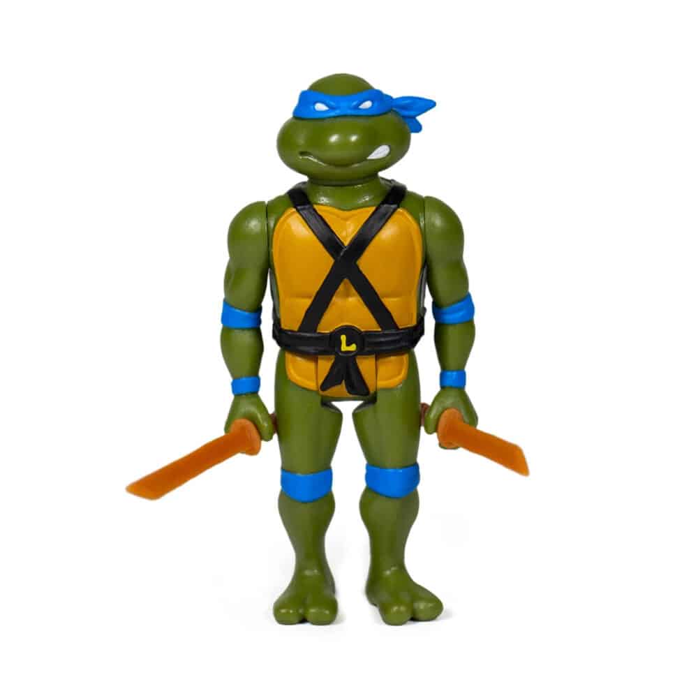Teenage Mutant Ninja Turtles ReAction 3,75" - Leonardo 2 Teenage Mutant Ninja Turtles ReAction 3,75" - Leonardo - Bilde 2