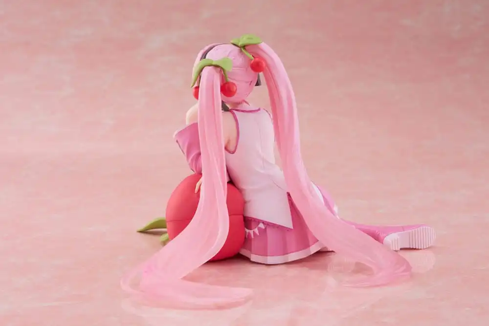 Hatsune Miku PVC Statue Sakura Miku Cherry Cushion Ver. 13 cm 5 Hatsune Miku PVC Statue Sakura Miku Cherry Cushion Ver. 13 cm - Bilde 5