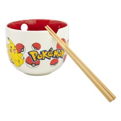 Pokémon Ramen Bowl med Spisepinner