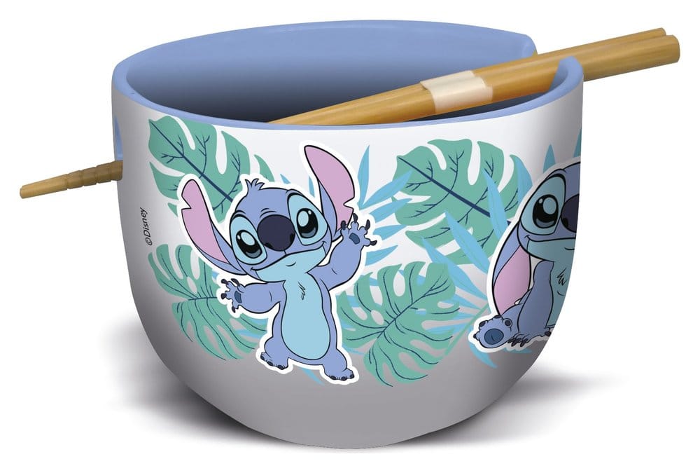 Lilo & Stitch Ramenbolle med spisepinner - Stitch Aloha 1 Lilo & Stitch Ramenbolle med spisepinner - Stitch Aloha