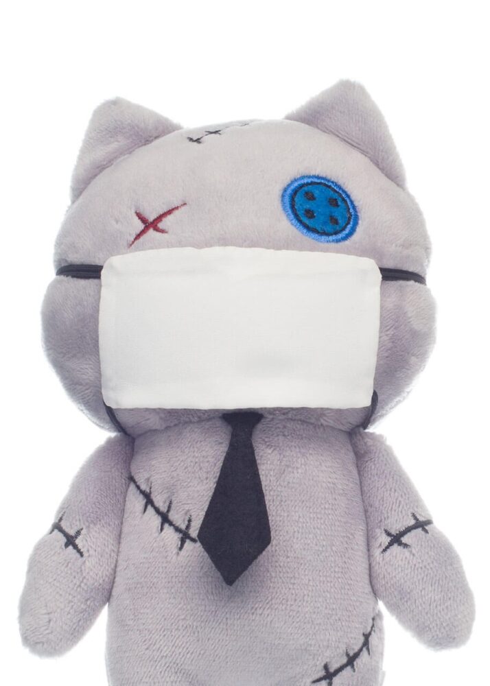 Honeymaru Sutetchi the Stitched Cat Plush 18cm 2 Honeymaru Sutetchi the Stitched Cat Plush 18cm - Bilde 2