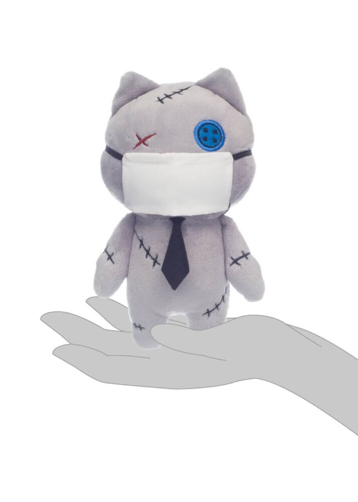 Honeymaru Sutetchi the Stitched Cat Plush 18cm 3 Honeymaru Sutetchi the Stitched Cat Plush 18cm - Bilde 3