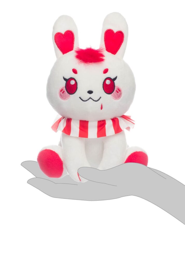 Honeymaru Jaakuna the Evil Bunny Plush 18cm 3 Honeymaru Jaakuna the Evil Bunny Plush 18cm - Bilde 3
