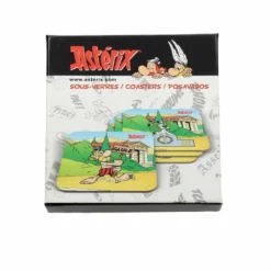 Asterix: De olympiske leker – 6-pakning korkunderlag (10x10 cm)
