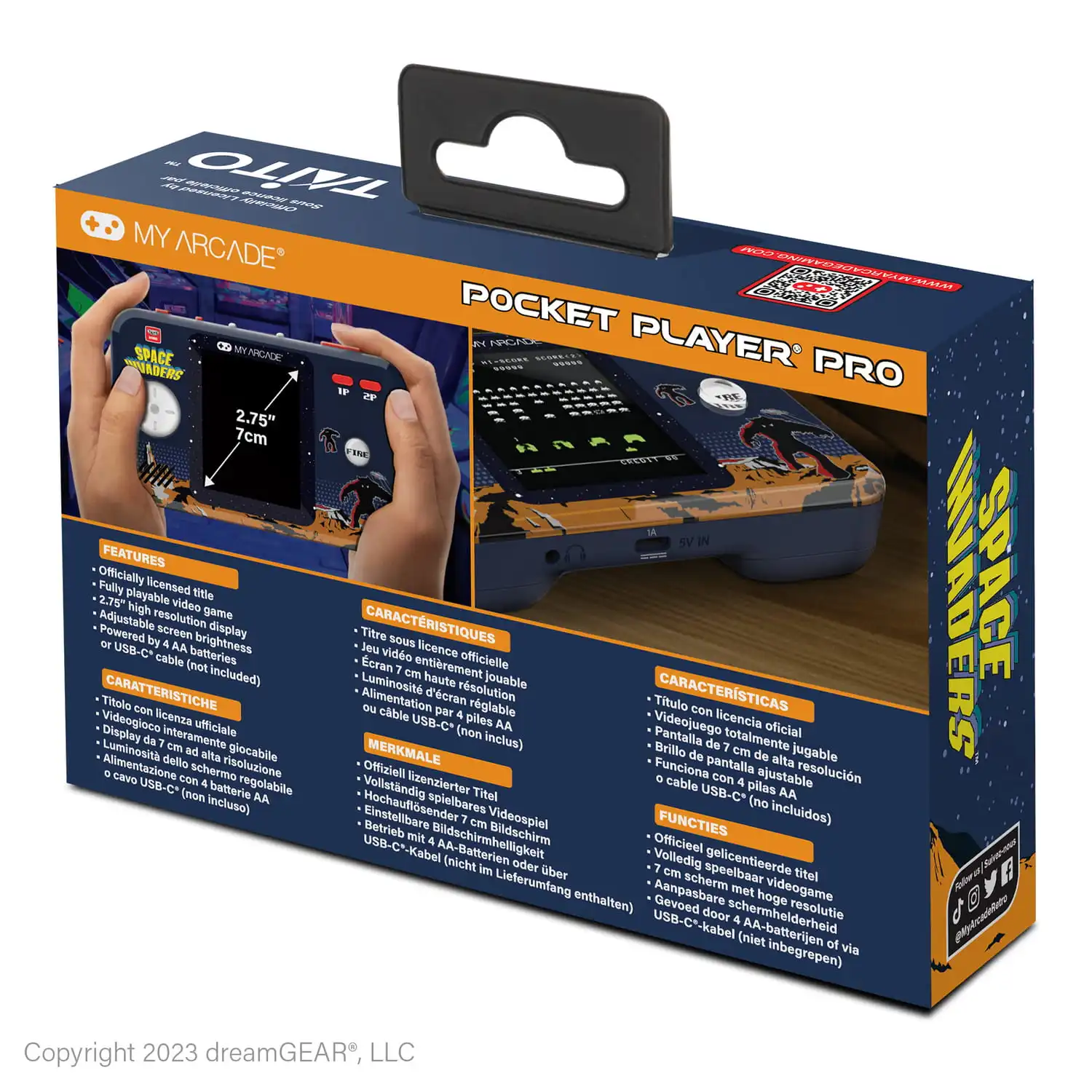 My Arcade Space Invaders Pocket Player Pro 9 My Arcade Space Invaders Pocket Player Pro - Bilde 9