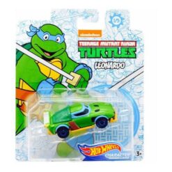 Hot Wheels - Character Cars - Teenage Mutant Ninja Turtles - 5 stk