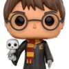 Harry Potter POP! Movies Vinylfigur Harry med Hedwig 9 cm
