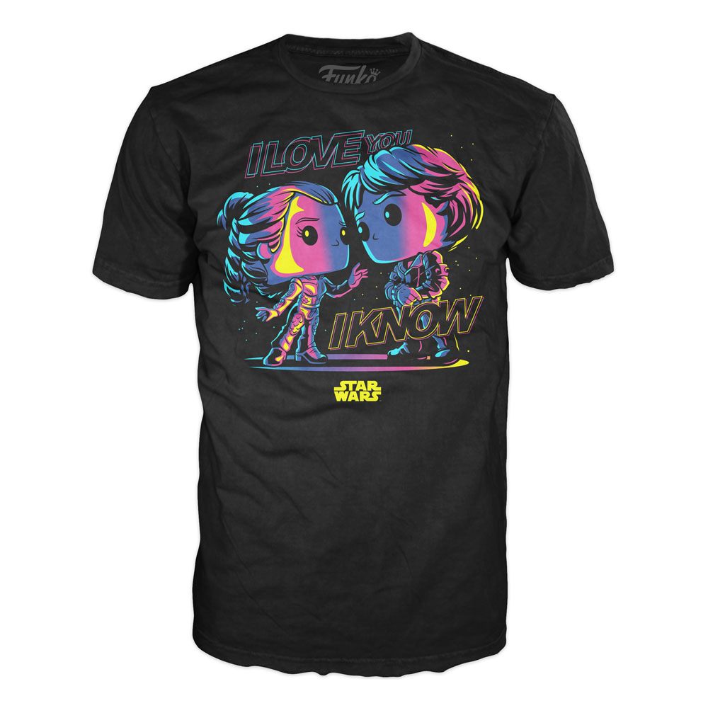 Star Wars - Han Loves Leia Svart T-Skjorte 1 Star Wars - Han Loves Leia Svart T-Skjorte