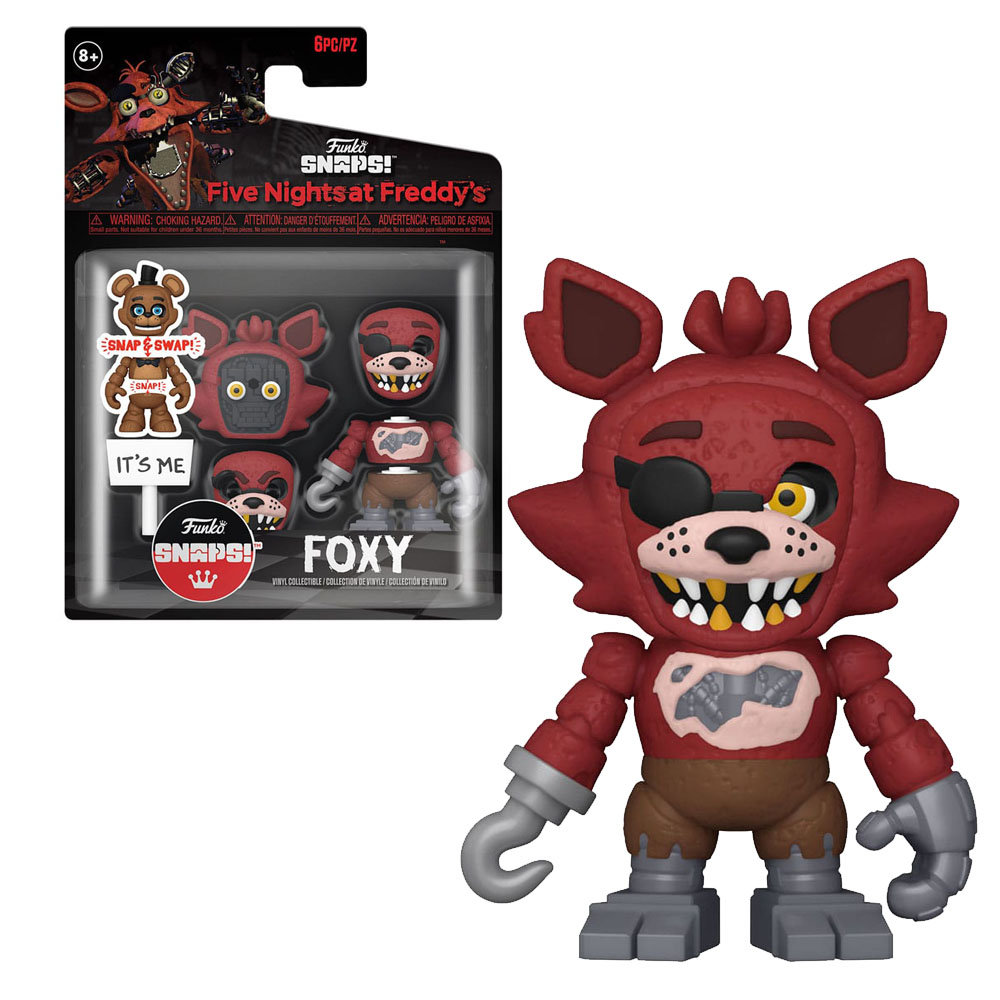 Five Nights at Freddy's Snap Action Figure Foxy 9 cm 1 Five Nights at Freddy's Snap Action Figure Foxy 9 cm