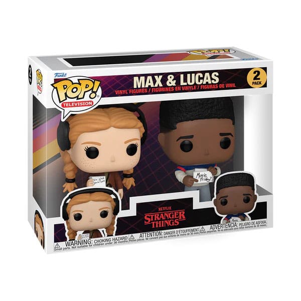 Stranger Things POP! Animation Vinylfigurer 2-Pack Max & Lucas 9 cm 2 Stranger Things POP! Animation Vinylfigurer 2-Pack Max & Lucas 9 cm - Bilde 2