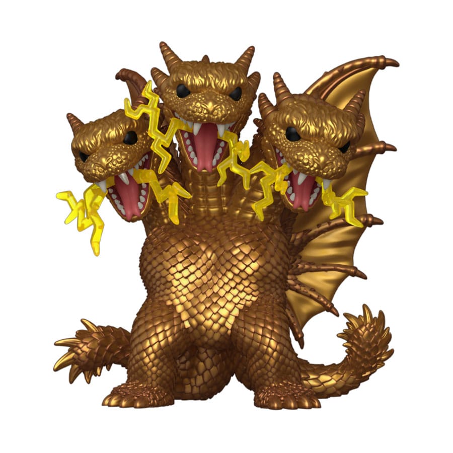 heo Exclusive Edition Godzilla Super Sized POP! Movies Vinyl Figure King Ghidora (Electric) 15 cm 1 heo Exclusive Edition Godzilla Super Sized POP! Movies Vinyl Figure King Ghidora (Electric) 15 cm
